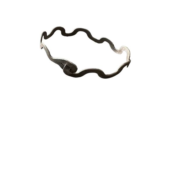Sterling Silver Artist Made Bangle Bracelet - Picture 1 of 7